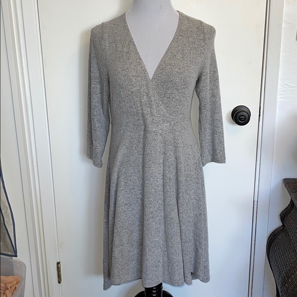 torrid Dresses & Skirts - Super Soft Heather Grey Torrid Wrap Dress